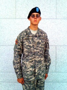 Michael C. Graeff at graduation from basic training.