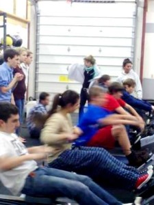 GBWHS Students at Cross Fit in Great Barrington
