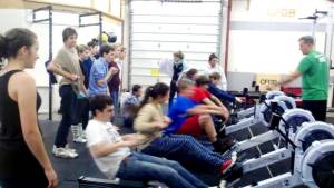 GBWHS Students at Cross Fit in  Great Barrington